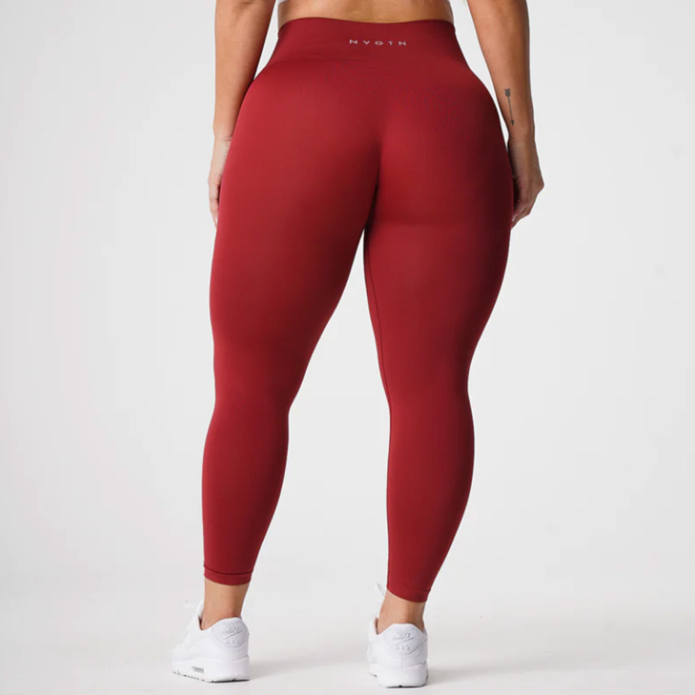 NVGTN Carmine Solid Seamless Leggings